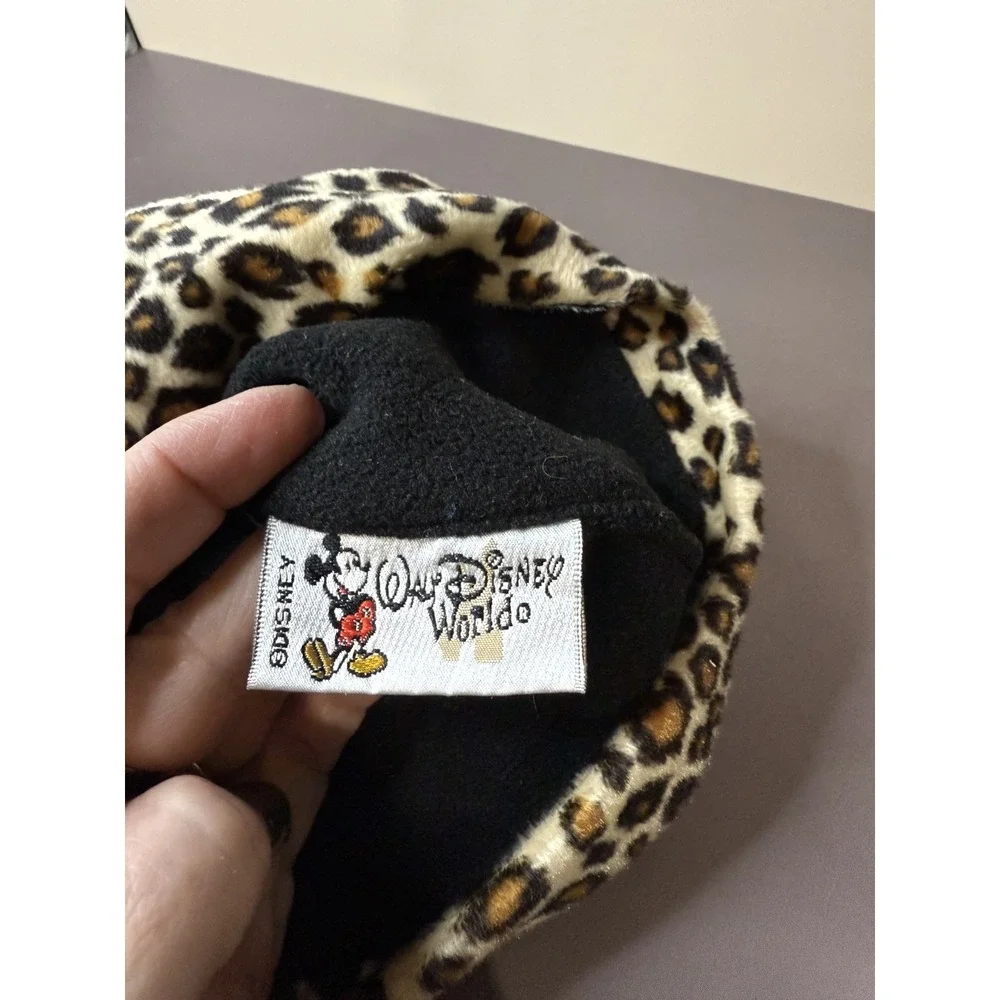 Mickey Leopard Print Walt Disney Beanie Hat